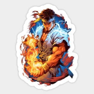 Ryu Street Fighter Design Sticker